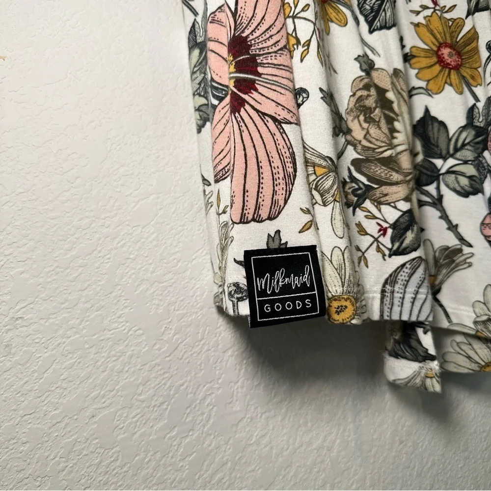 Hattie Milkmaid Goods Robe XXL Maternity Postpartum Newborn Floral Stretchy EUC - Picture 3 of 14